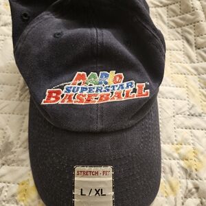 Vintage GameCube Mario Superstar Baseball Promo Hat